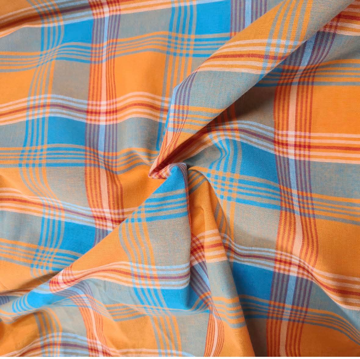 Made to Measure Madras Check Shirt — Italian Cotton | Charles Caine