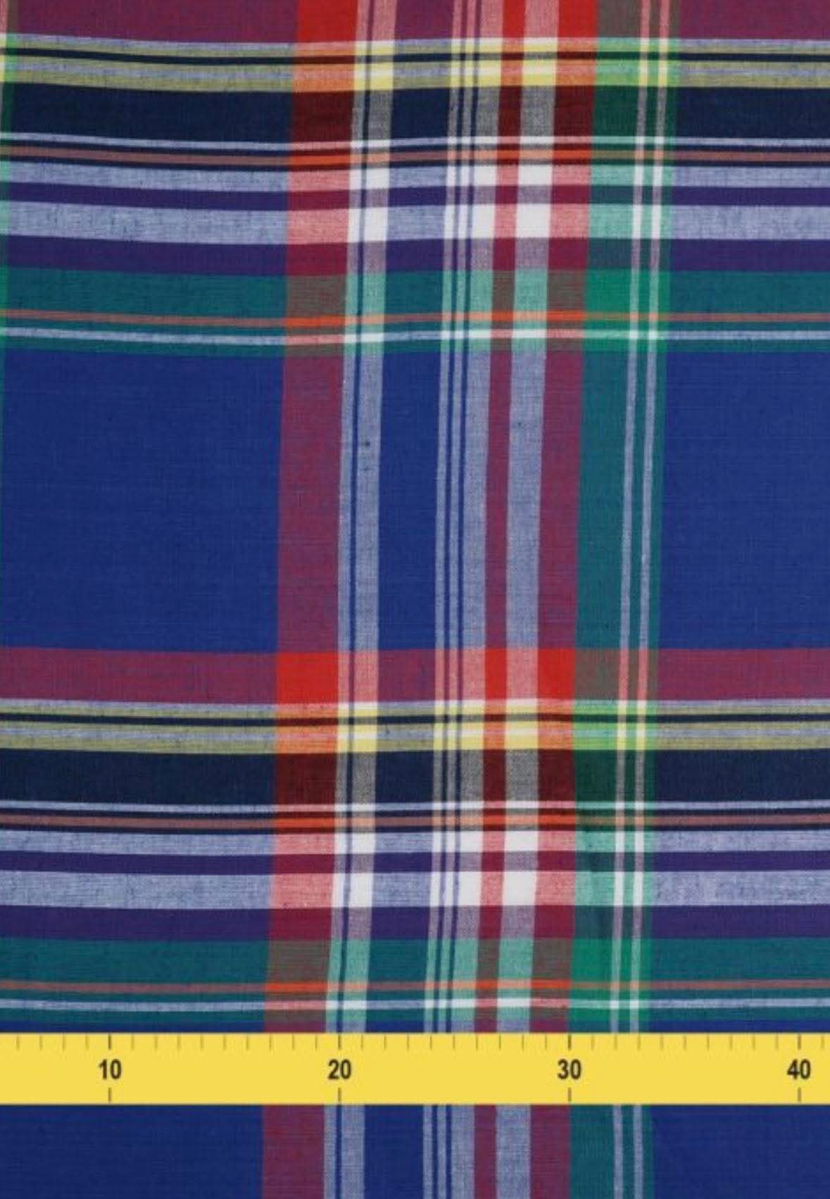 Made to Measure Madras Check Shirt — Italian Cotton | Charles Caine