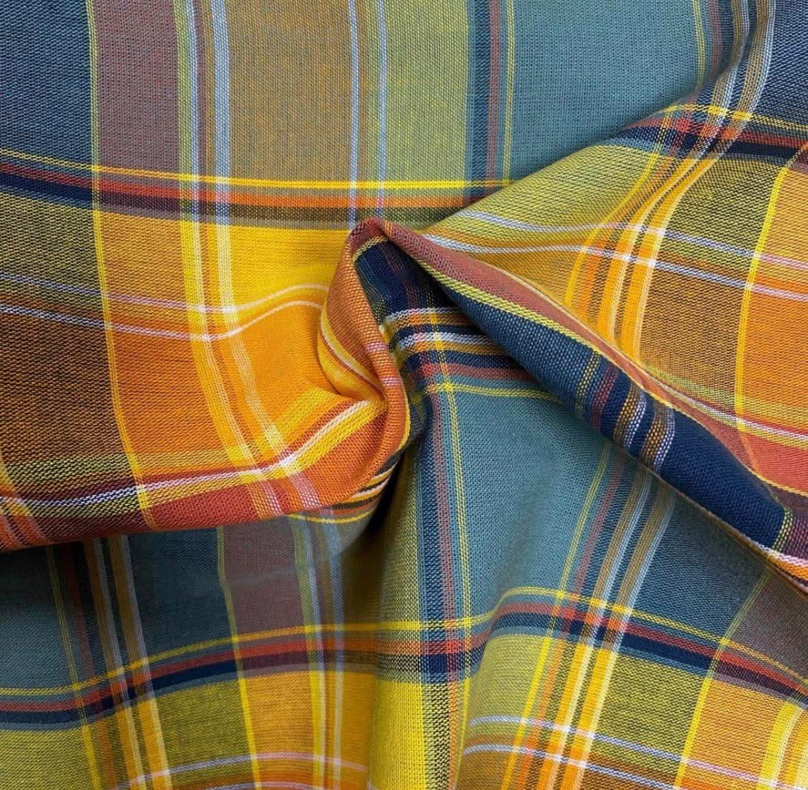 Made to Measure Madras Check Shirt — Italian Cotton | Charles Caine