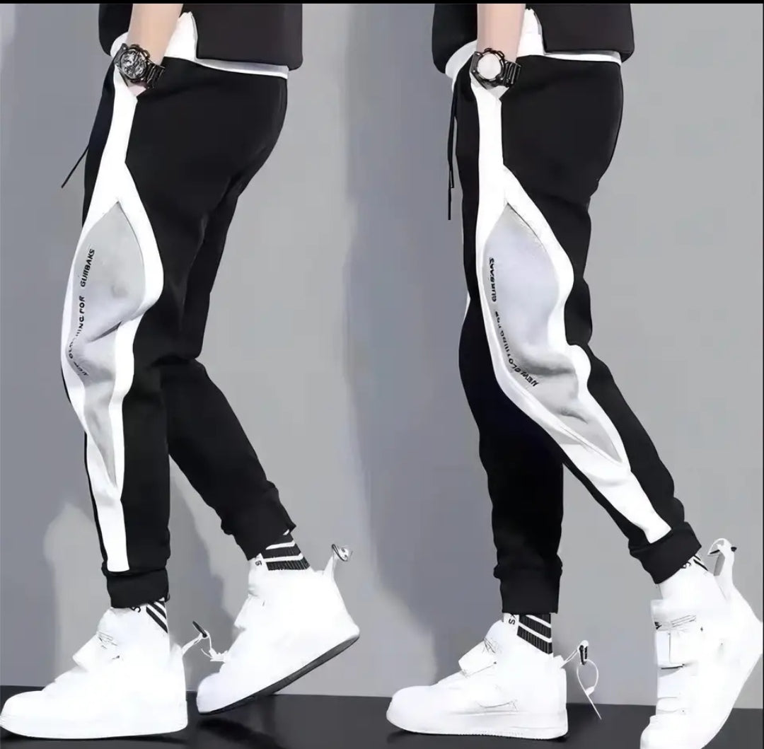 Mens casual sports pants running workout jogging sports trousers