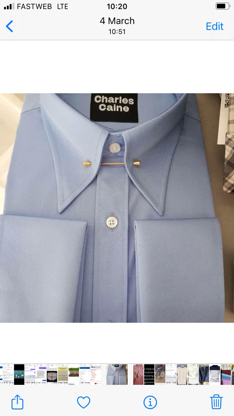 Pure fabric shirt by Charles Caine